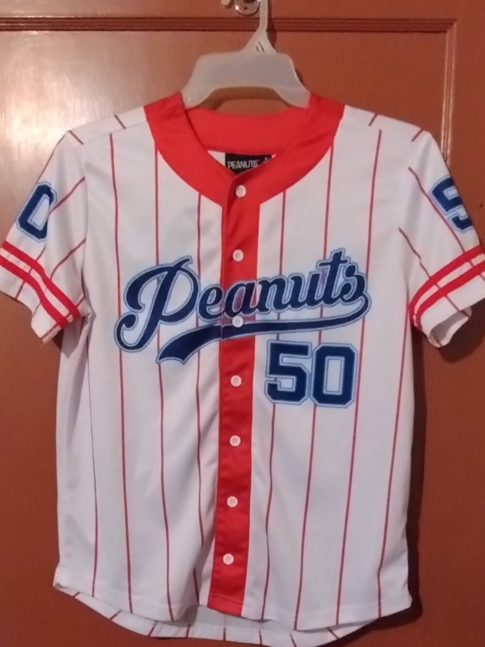 PEANUTS CHARLIE BROWN Snoopy GOOD GRIEF BASEBALL JERSEY Shirt Men's/WOMENS SM